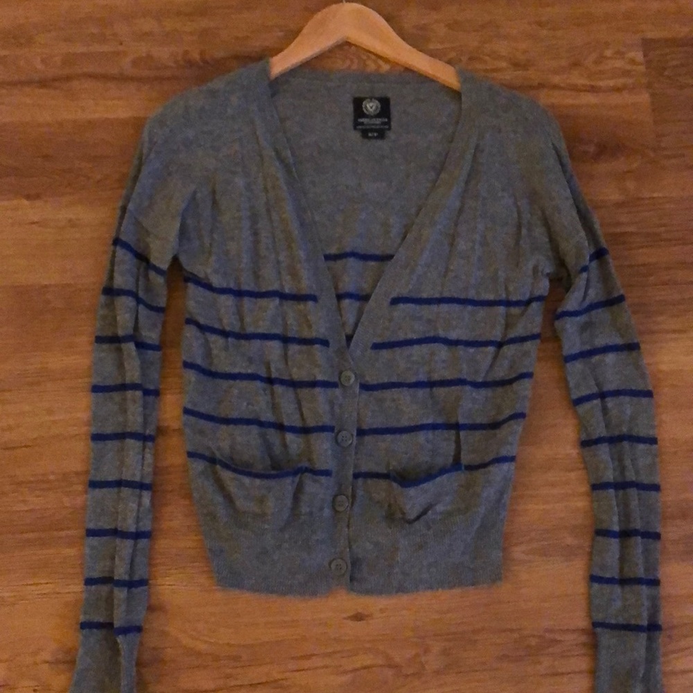 AE stripe cardigan